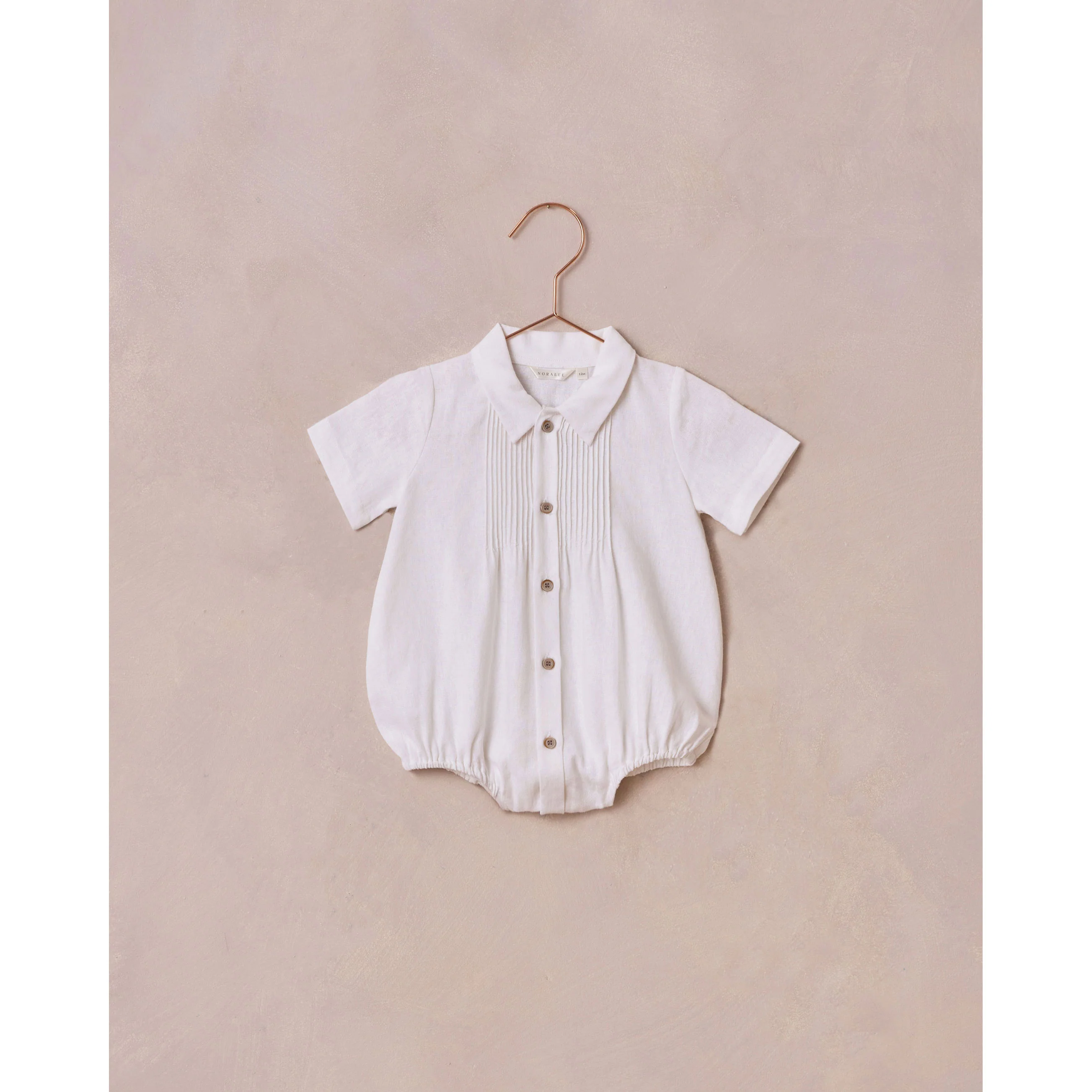 Noralee White Henry Romper