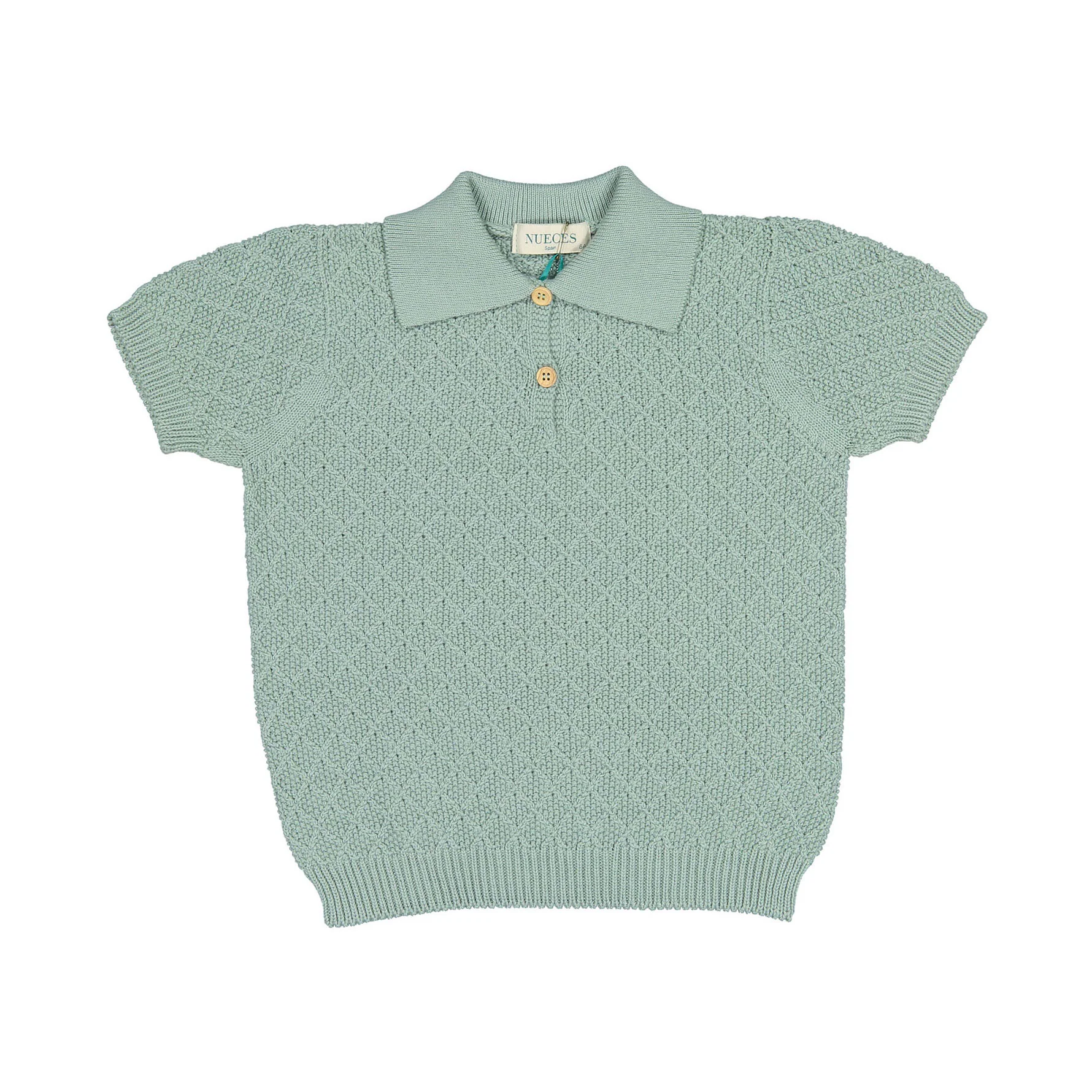 Nueces Mint Rhombus Polo Shirt
