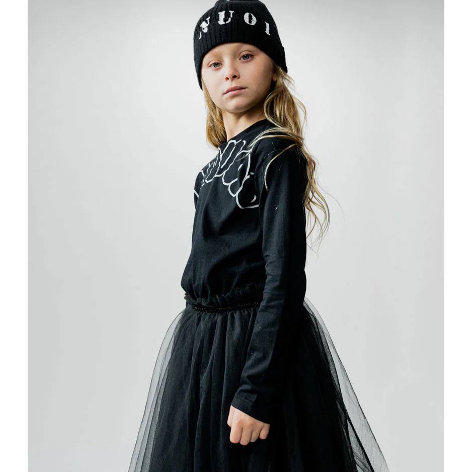 NUNUNU Black Bubbly Rounded Shirt - Image 3