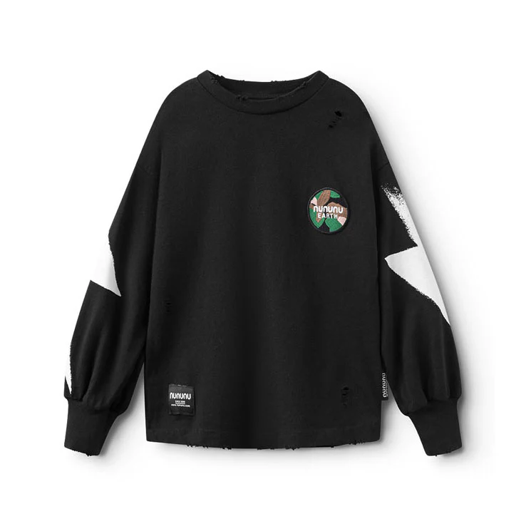 Nununu Black Down To Earth Shirt