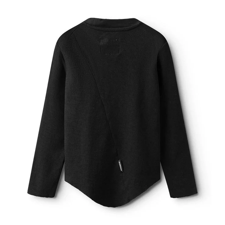 NUNUNU Black Droopy Skull Shirt - Image 3