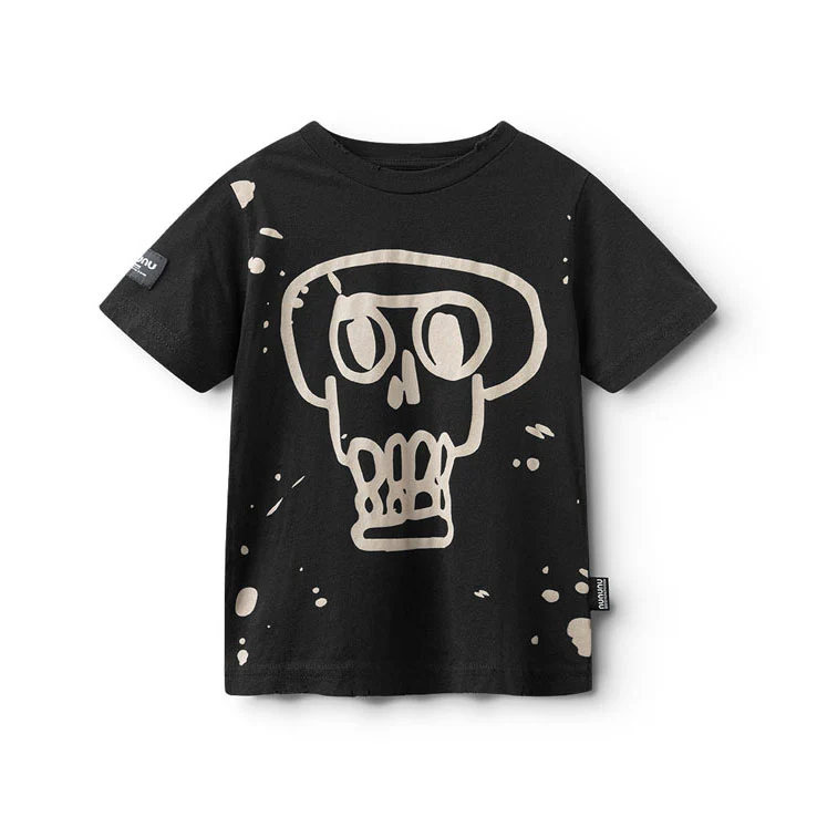 Nununu Black Kooky Skull T-Shirt