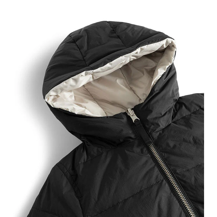 NUNUNU Black Reversible Side Eye Down Coat - Image 3