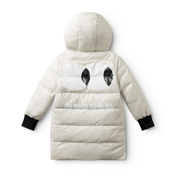 NUNUNU Black Reversible Side Eye Down Coat - Image 6