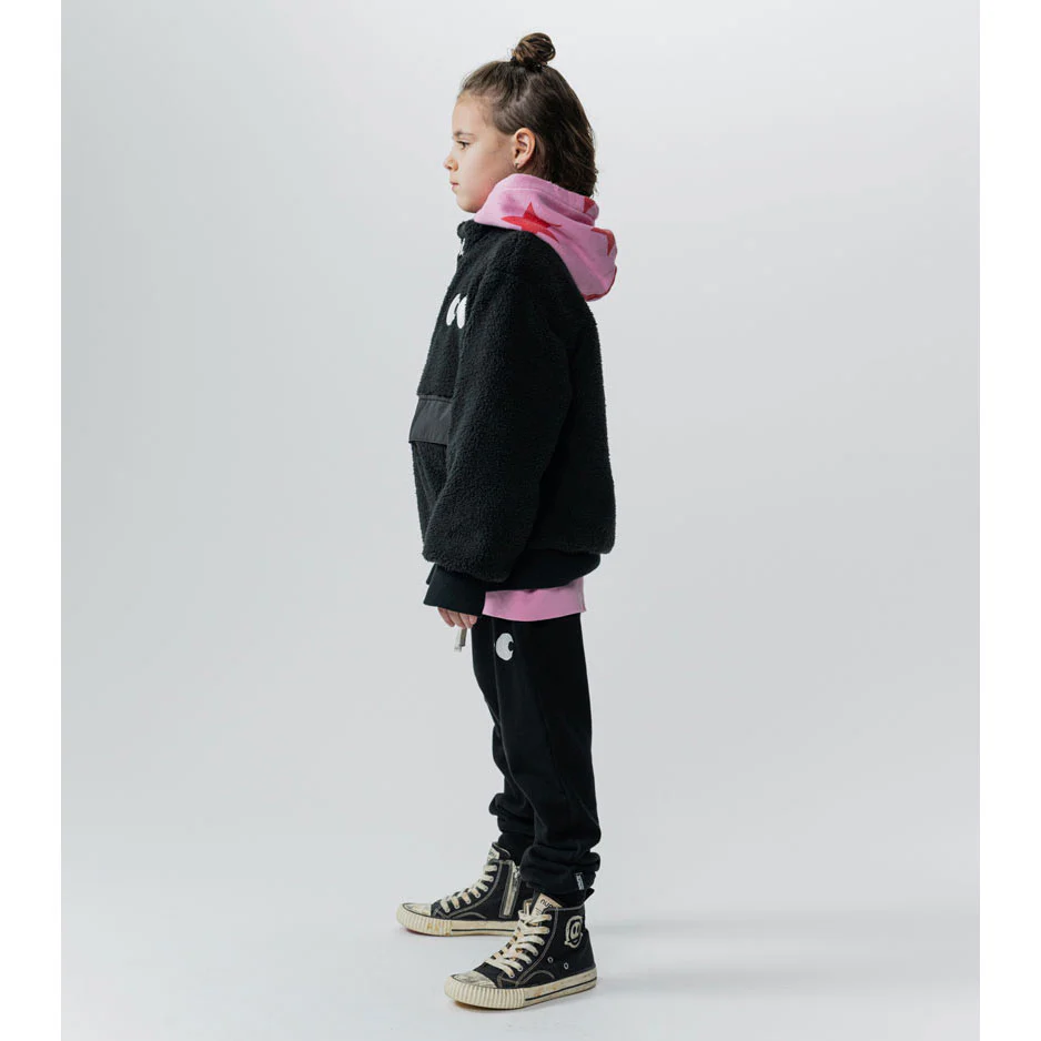 NUNUNU Black Sherpa Pullover - Image 3