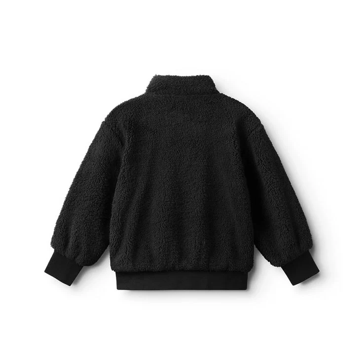 NUNUNU Black Sherpa Pullover - Image 4