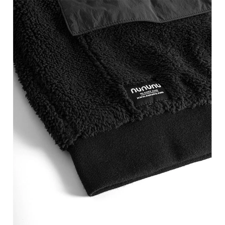 NUNUNU Black Sherpa Pullover - Image 6