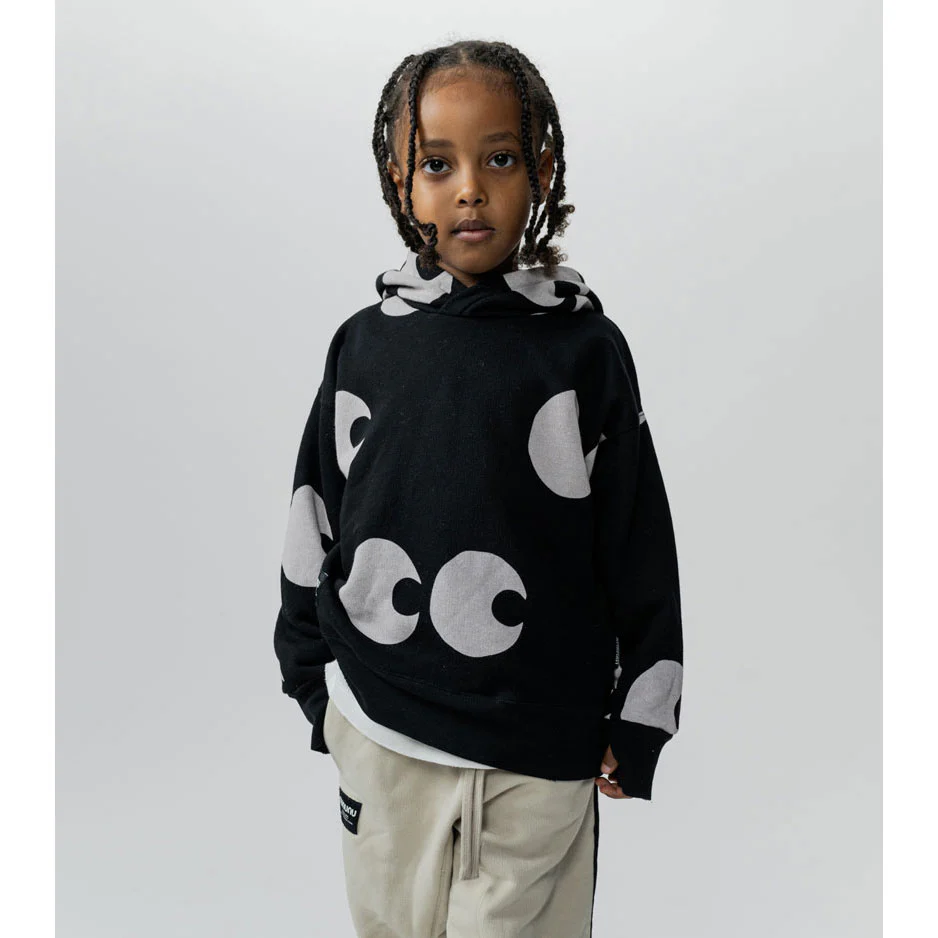 NUNUNU Black Side Eye Hoodie - Image 2
