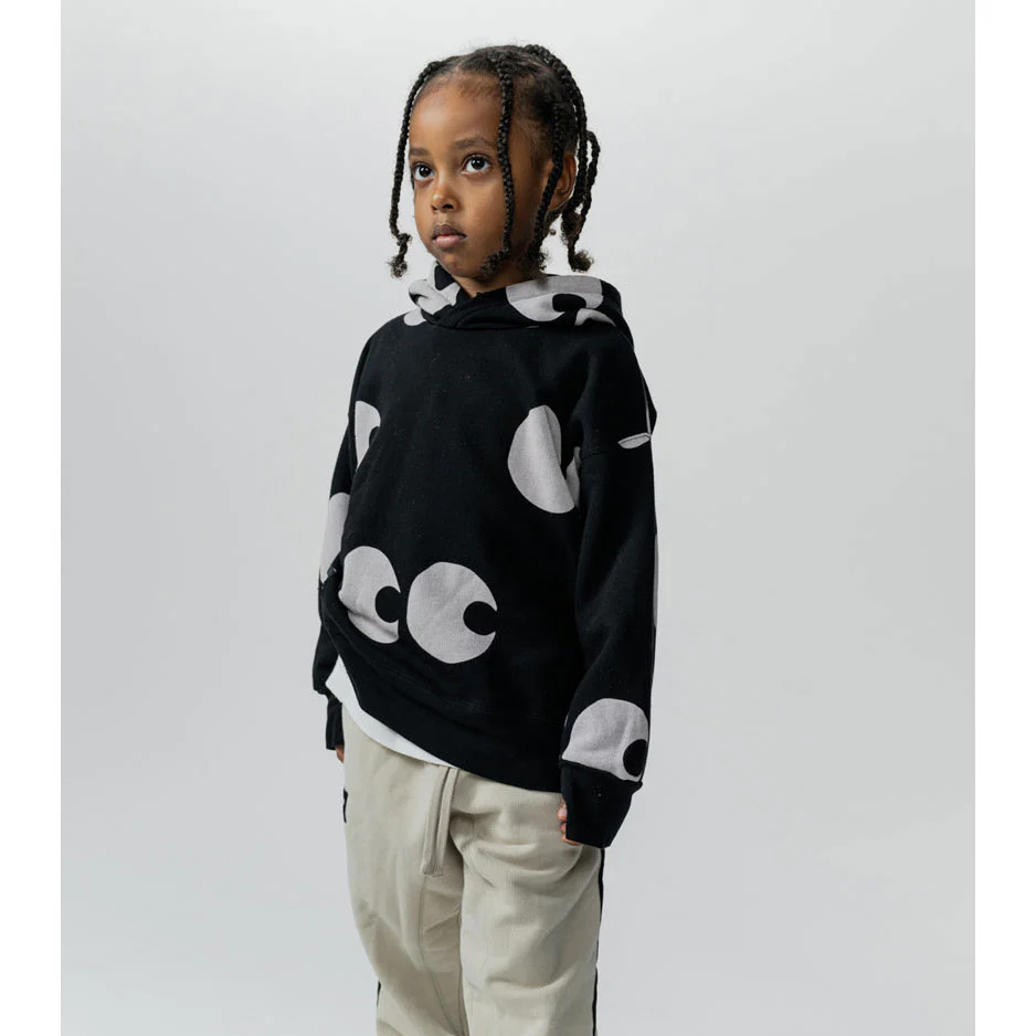 NUNUNU Black Side Eye Hoodie - Image 3