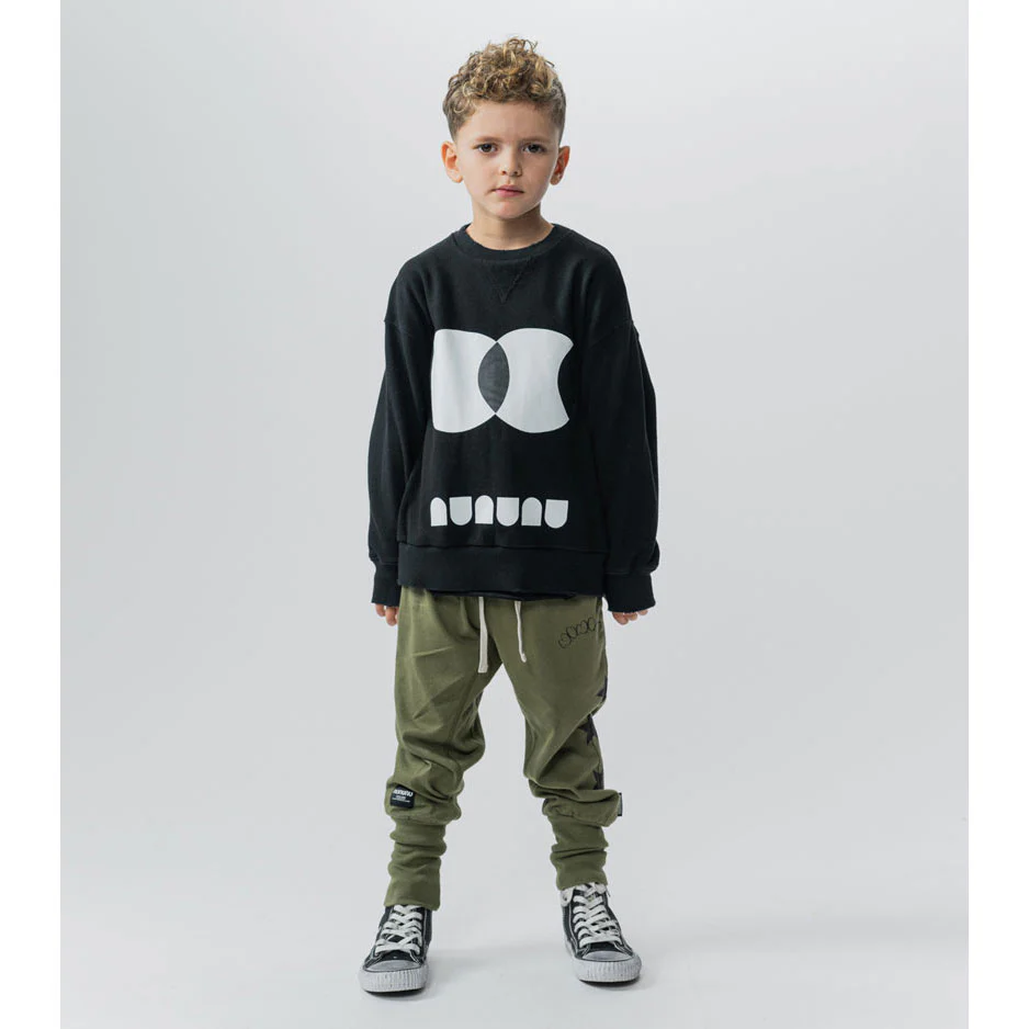 NUNUNU Black Side Eye Sweatshirt - Image 2