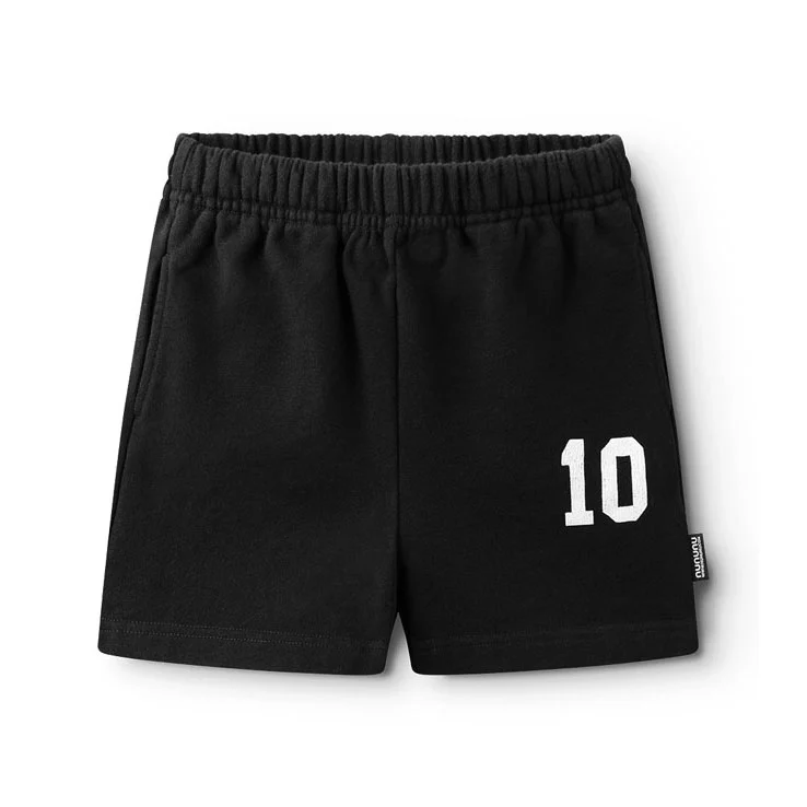 Nununu Black Ten Sweatshorts