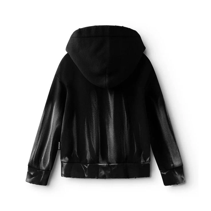 NUNUNU Black Ultimate Brush Zip Hoodie - Image 3