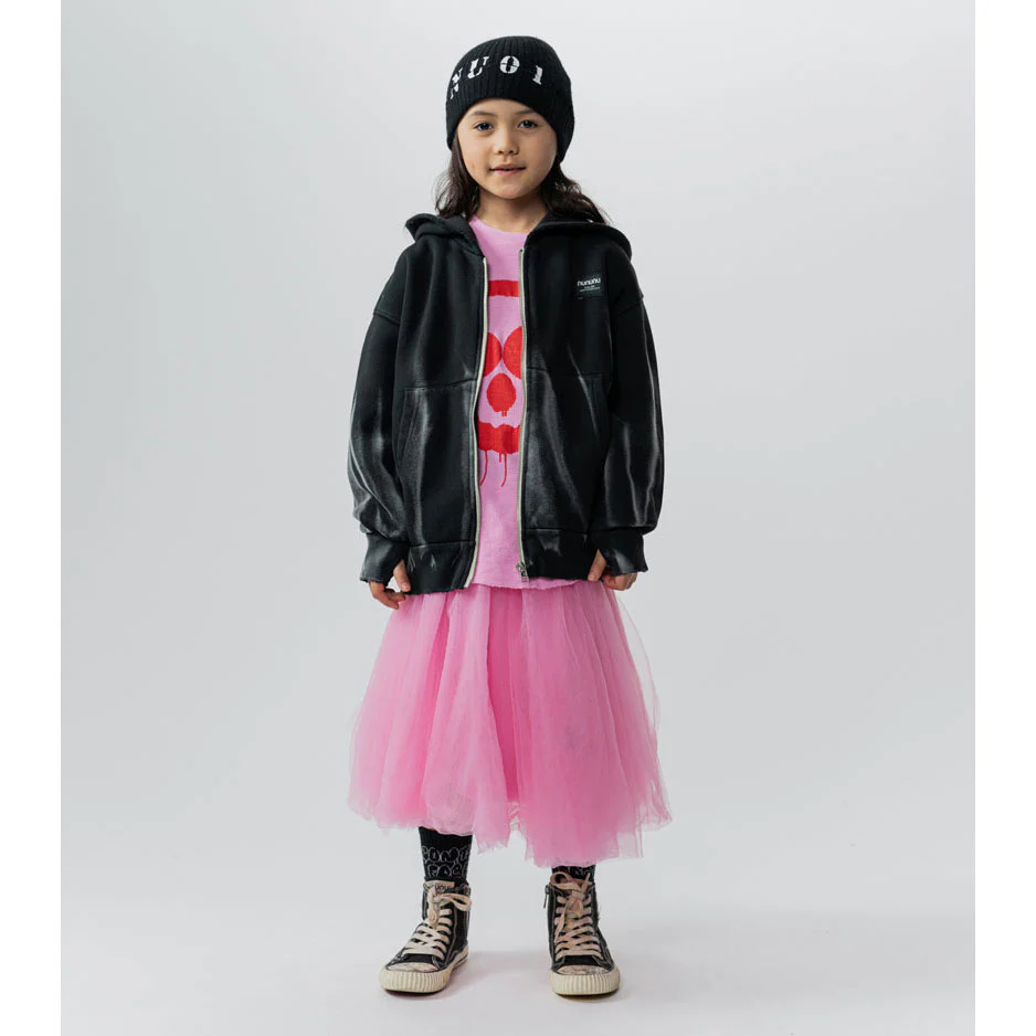 NUNUNU Black Ultimate Brush Zip Hoodie - Image 4