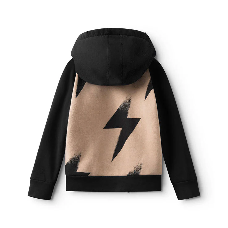 Nununu Black/Wood Bolts Hoodie - Image 2