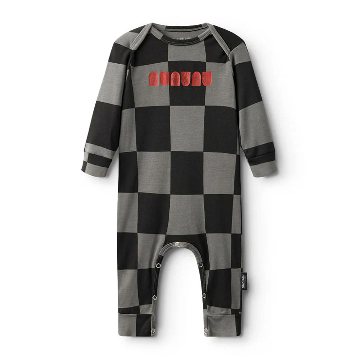 NUNUNU Graphite Checkmate Overall
