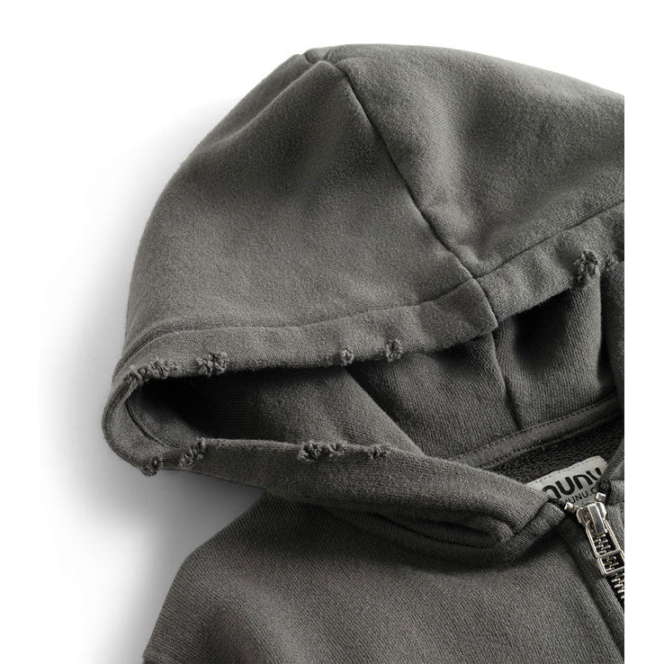 NUNUNU Graphite Splah Of Color Zip Hoodie - Image 3