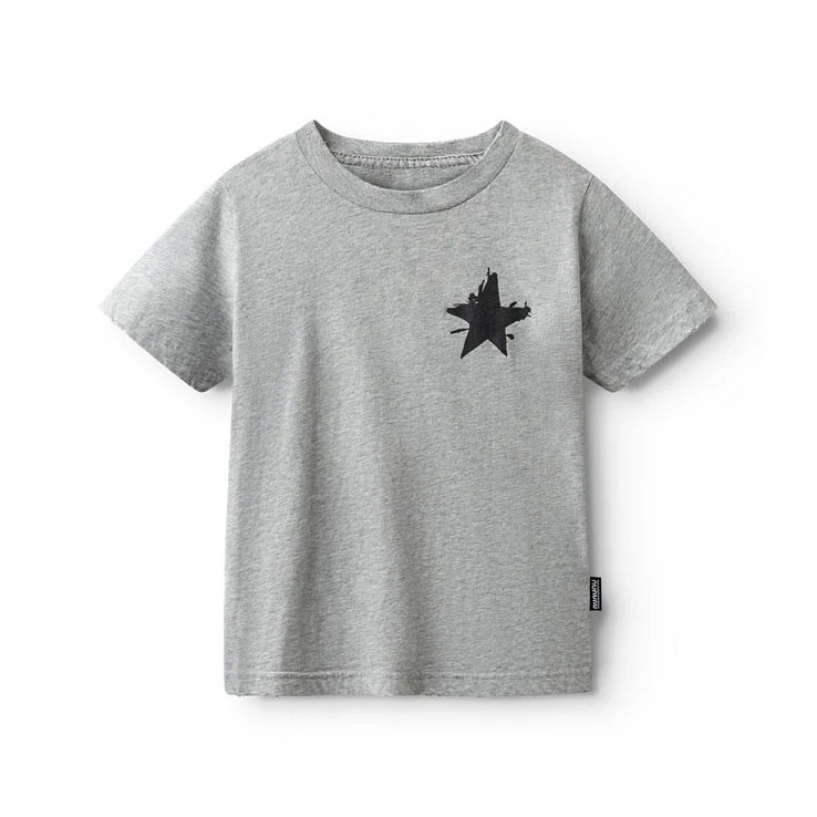 Nununu Heather Grey Side Splat T-Shirt
