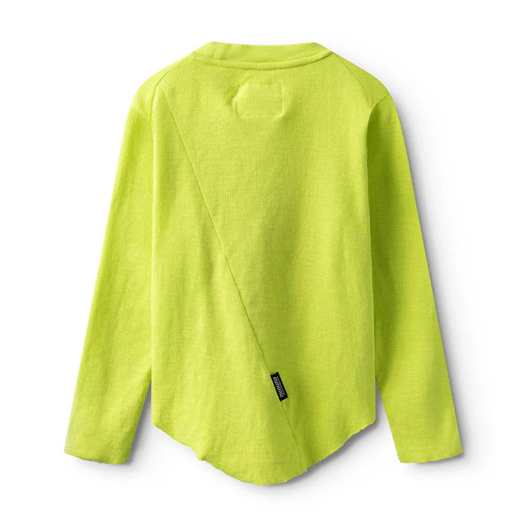 NUNUNU Hot Lime Droopy Skull Shirt - Image 3