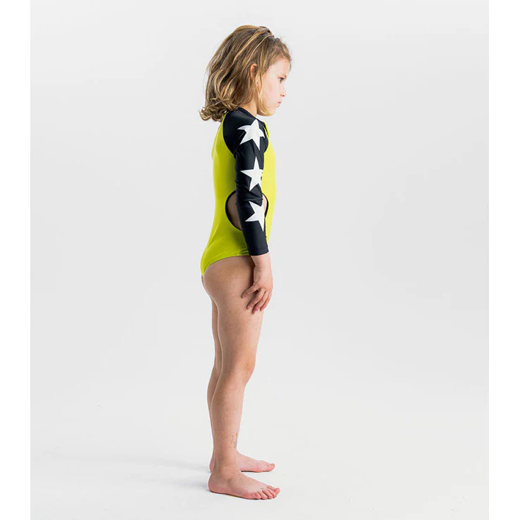 Nununu Hot Lime Triple Star Cut Out Swimsuit - Image 4
