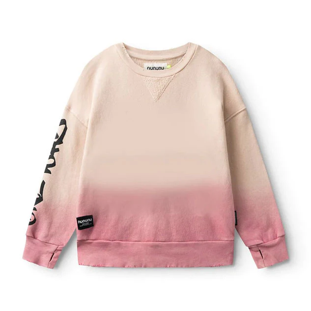 Nununu Hot Pink Gradient Sweatshirt