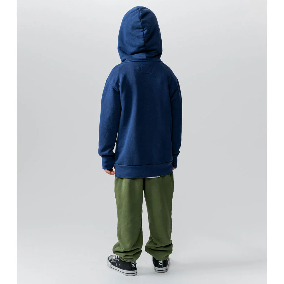 NUNUNU Indigo 1/2 Zip Hoodie - Image 4