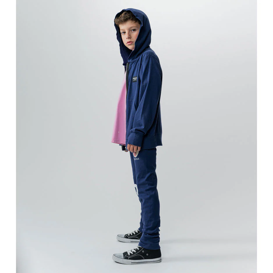 NUNUNU Indigo Iconic Zip Hoodie - Image 3