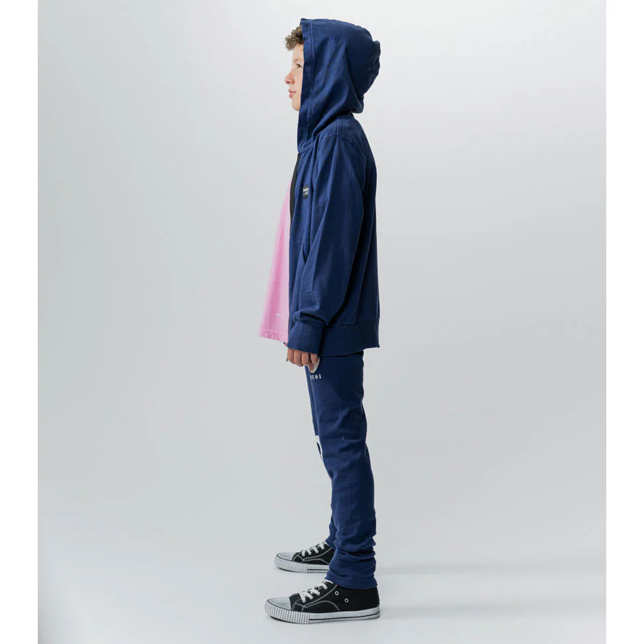 NUNUNU Indigo Iconic Zip Hoodie - Image 4