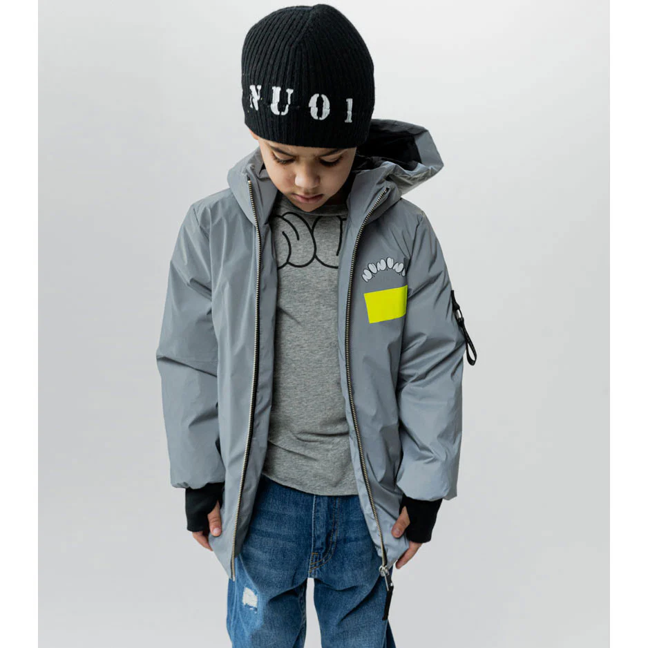NUNUNU Lunar Grey Construction Jacket - Image 2