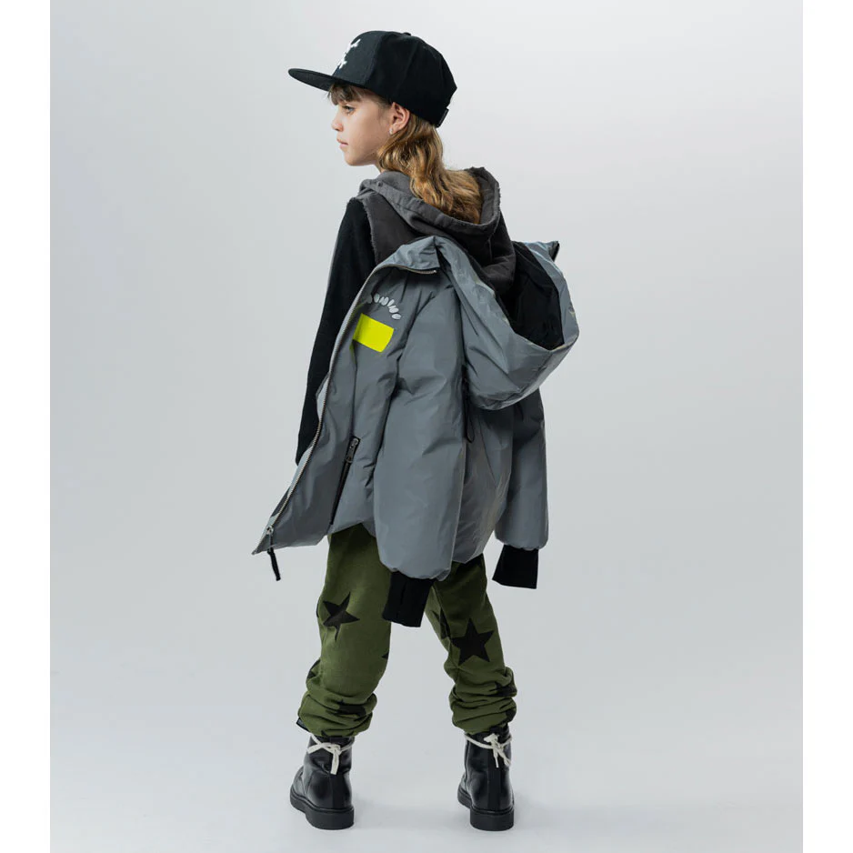 NUNUNU Lunar Grey Construction Jacket - Image 3