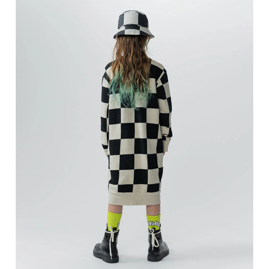 NUNUNU Smokey Natural Checkmate A Dress - Image 4