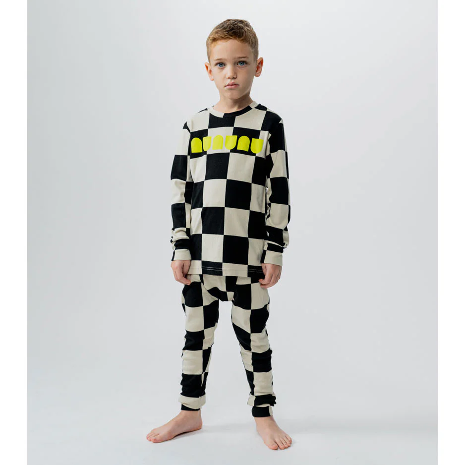 NUNUNU Smokey Natural Checkmate Loungewear - Image 2
