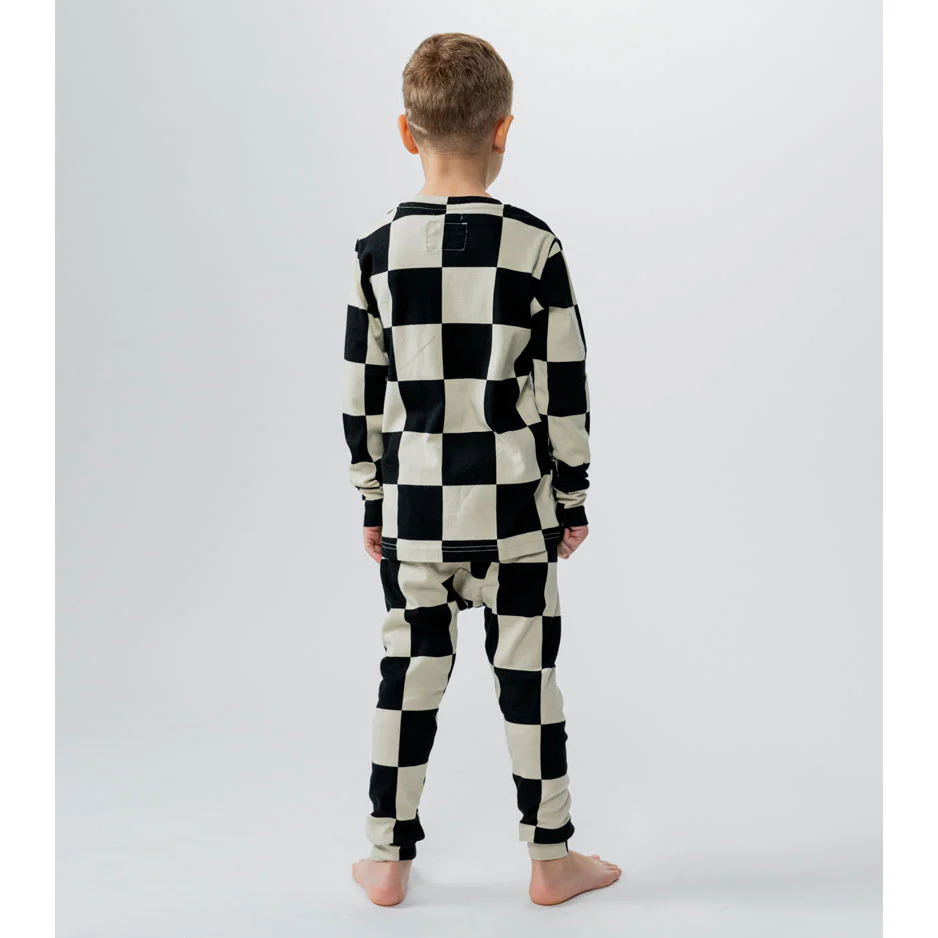 NUNUNU Smokey Natural Checkmate Loungewear - Image 3