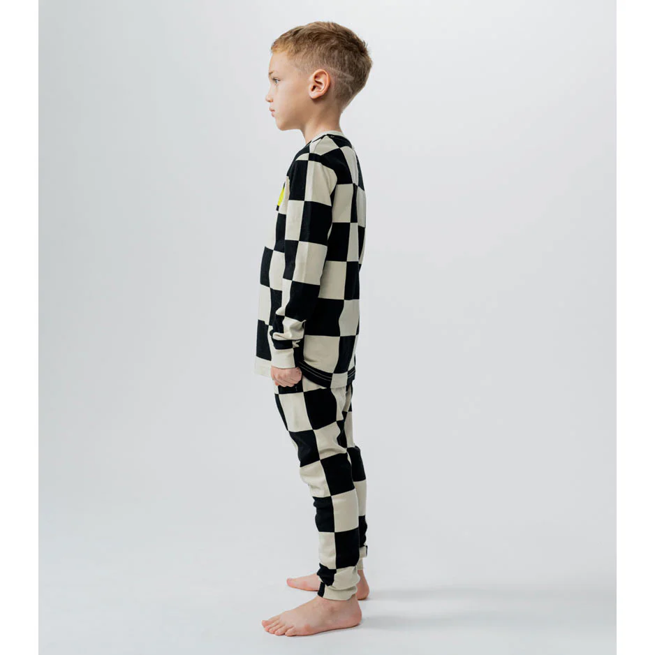 NUNUNU Smokey Natural Checkmate Loungewear - Image 4