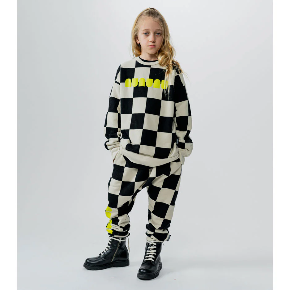 NUNUNU Smokey Natural Checkmate Sweatshirt - Image 2