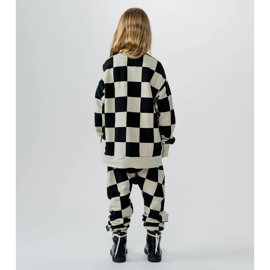 NUNUNU Smokey Natural Checkmate Sweatshirt - Image 3