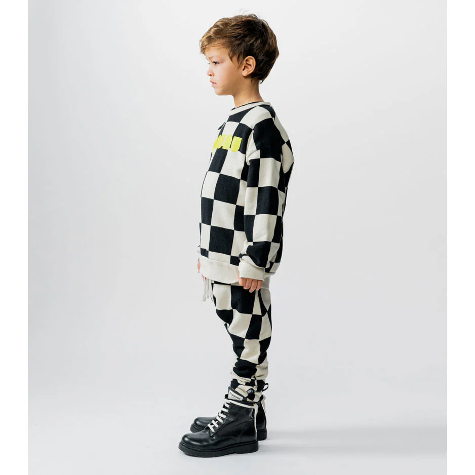 NUNUNU Smokey Natural Checkmate Sweatshirt - Image 5