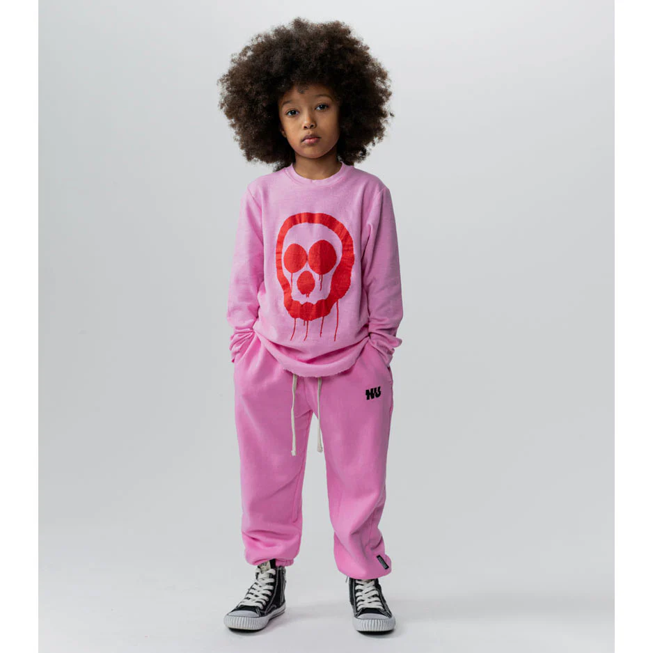 NUNUNU Super Pink Droopy Skull Shirt - Image 2