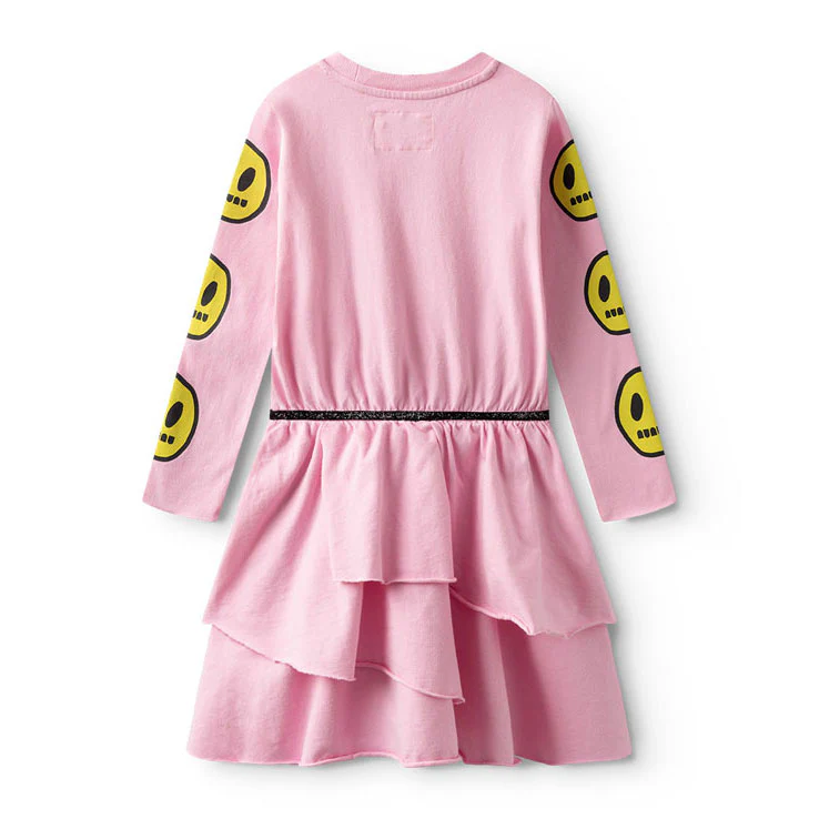 NUNUNU Super Pink Smile Layered Dress - Image 2