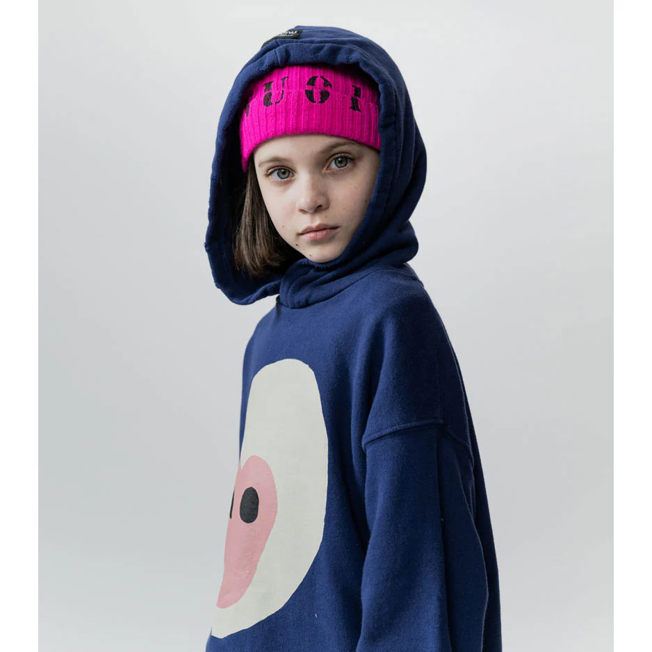 NUNUNU Washed Indigo Monkey Around Hoodie - Image 3