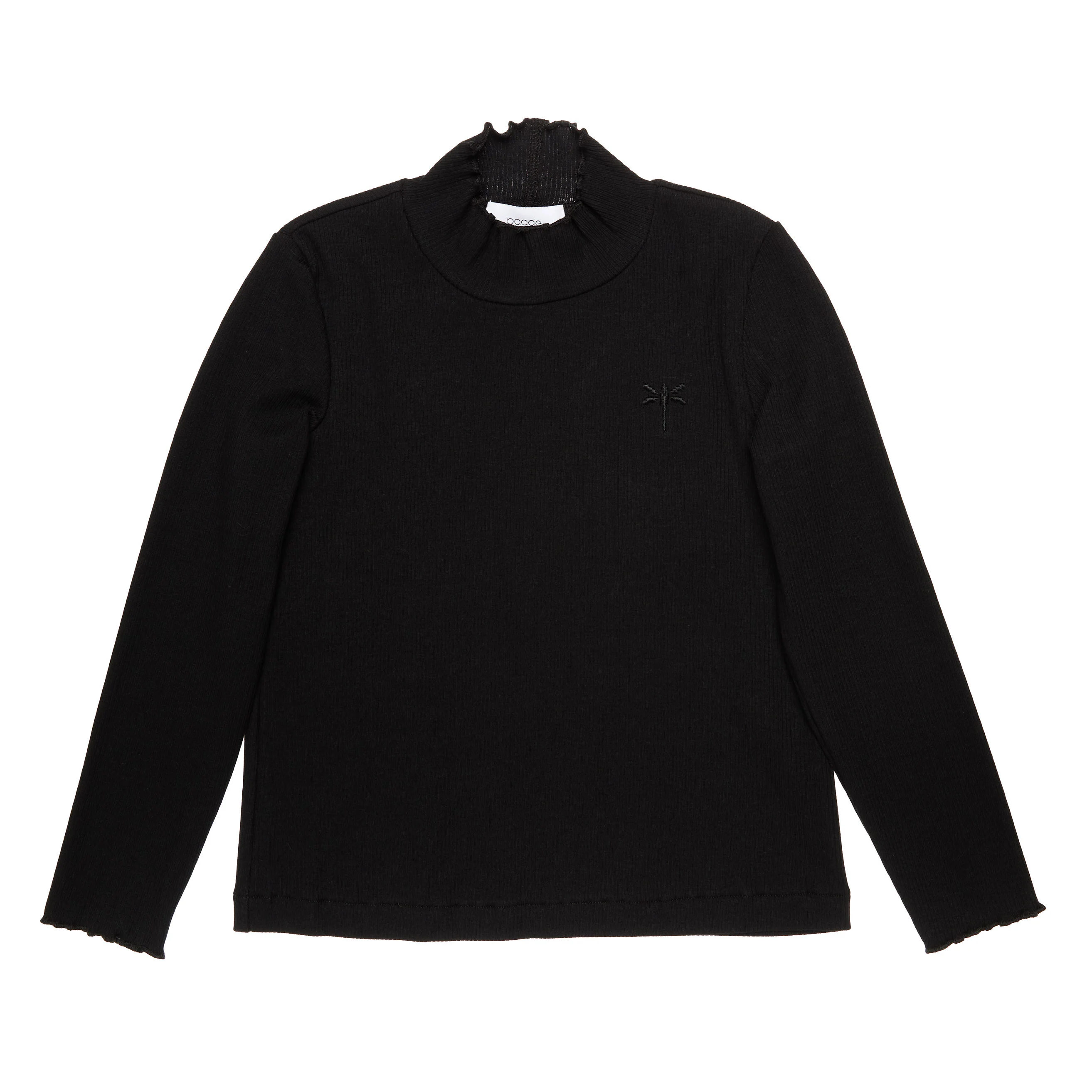 Paade Mode Black Dragonfly Turtleneck