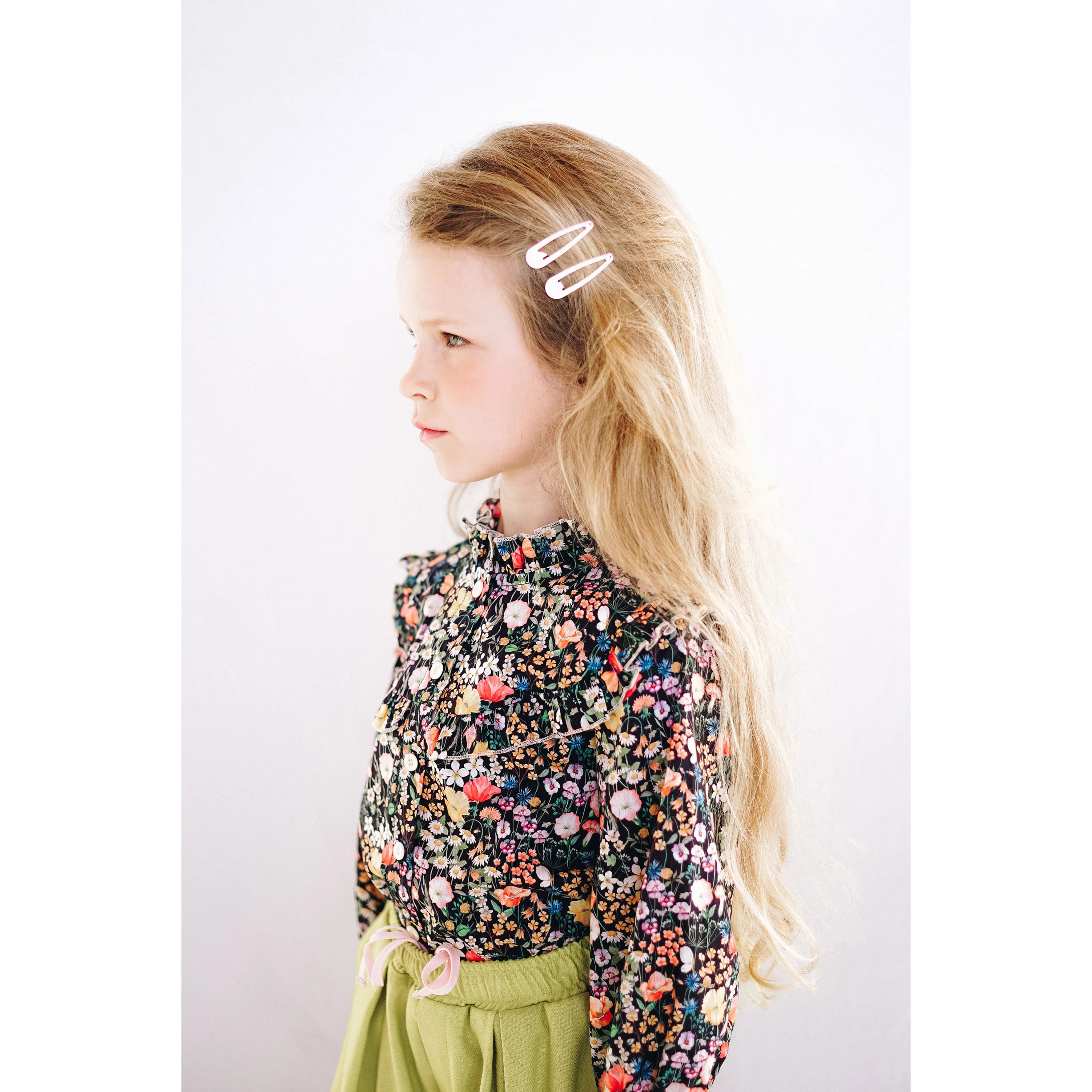 Paade Mode Black Wildflower Cotton Blouse - Image 2