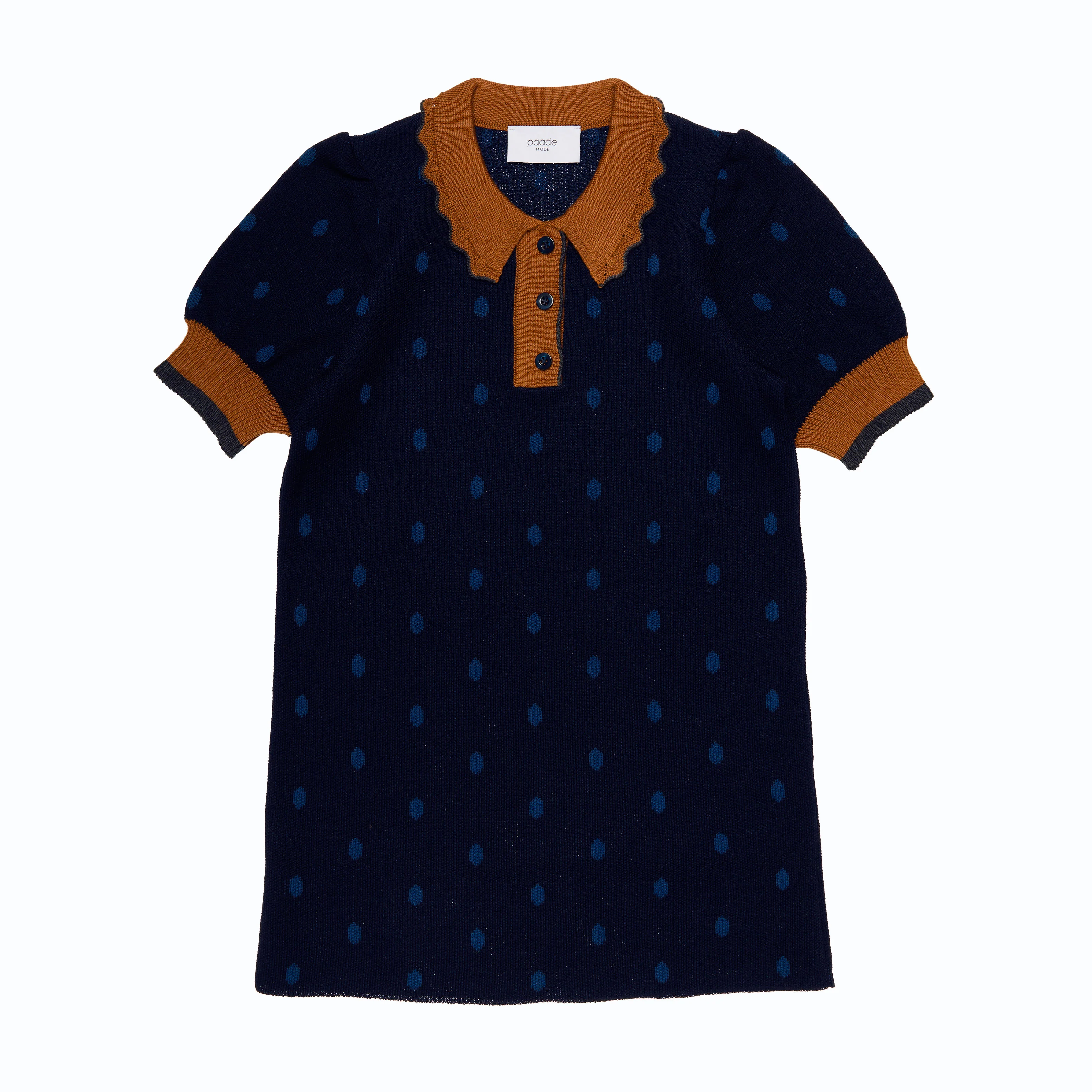 Paade Mode Blue Bambi Wool Dress