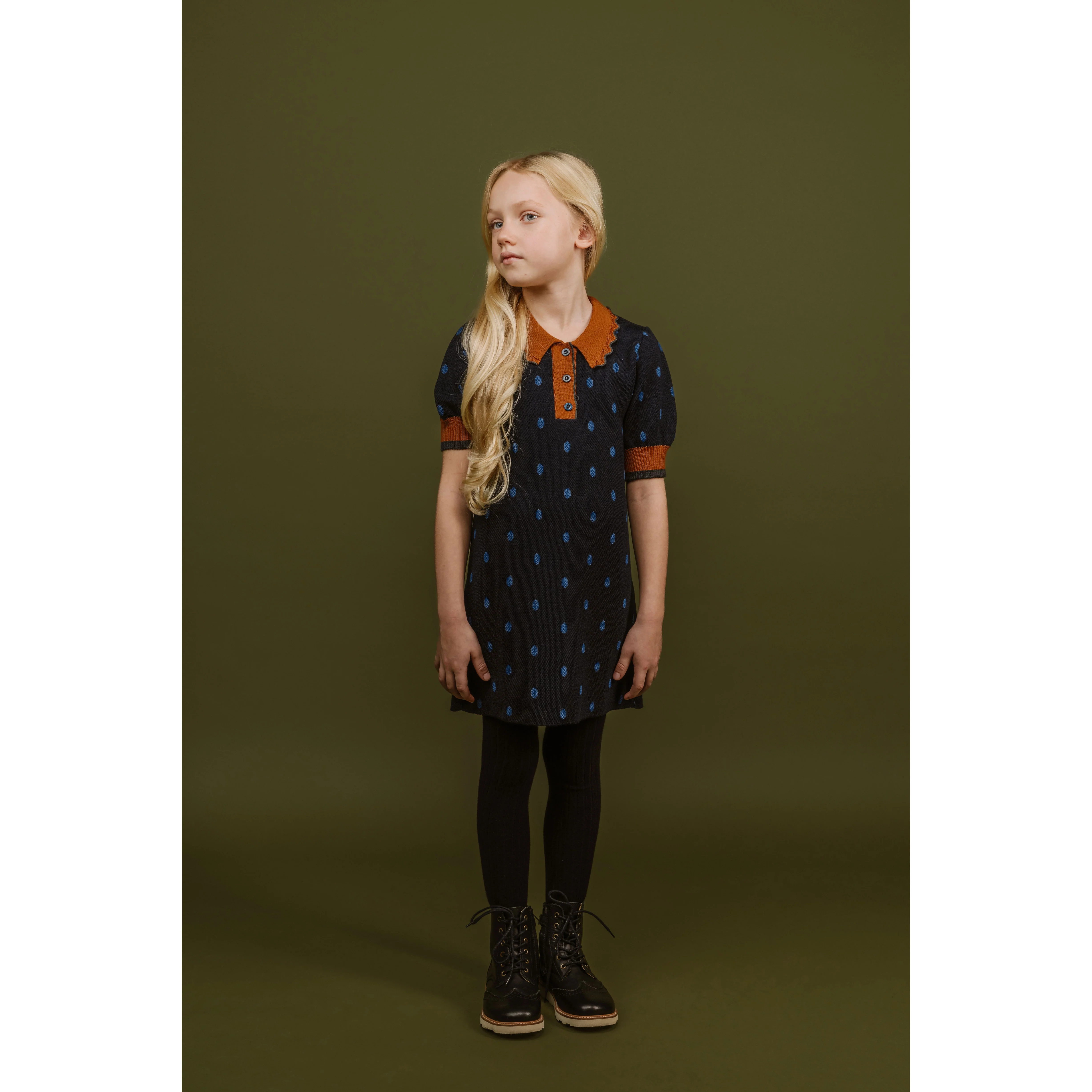 Paade Mode Blue Bambi Wool Dress - Image 2