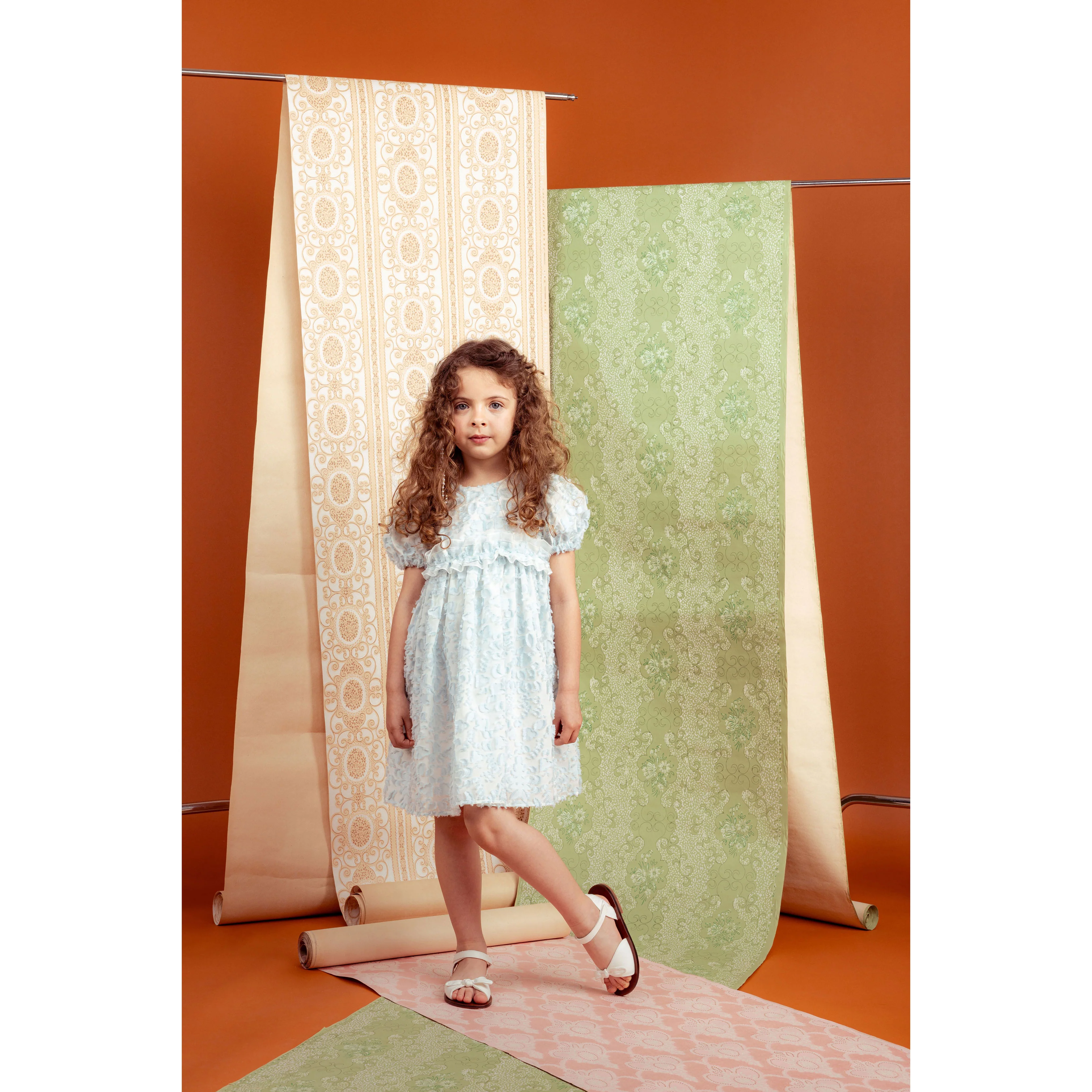 Paade Mode Blue Chiffon Clara Dress - Image 2