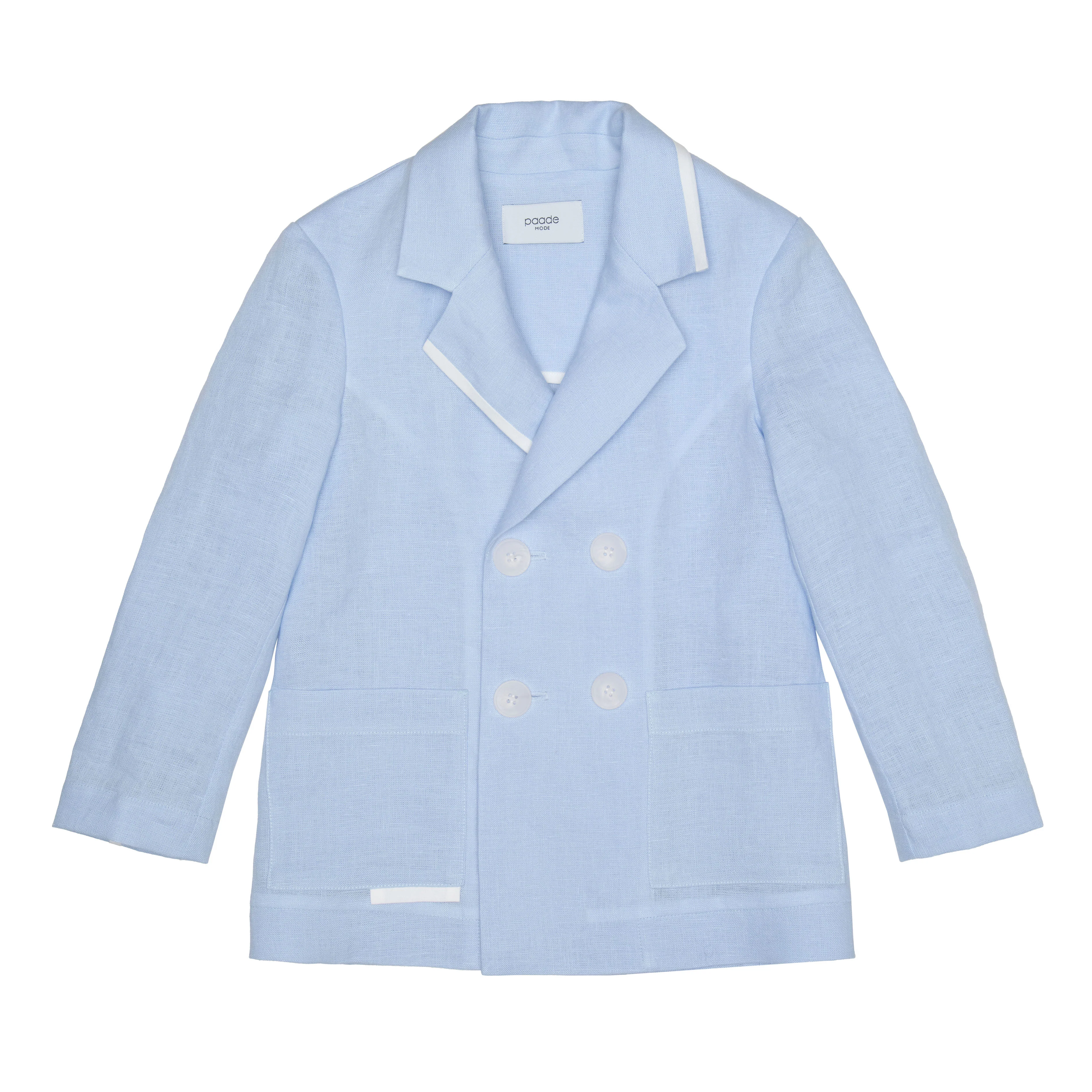 Paade Mode Blue Double Breasted Aria Jacket