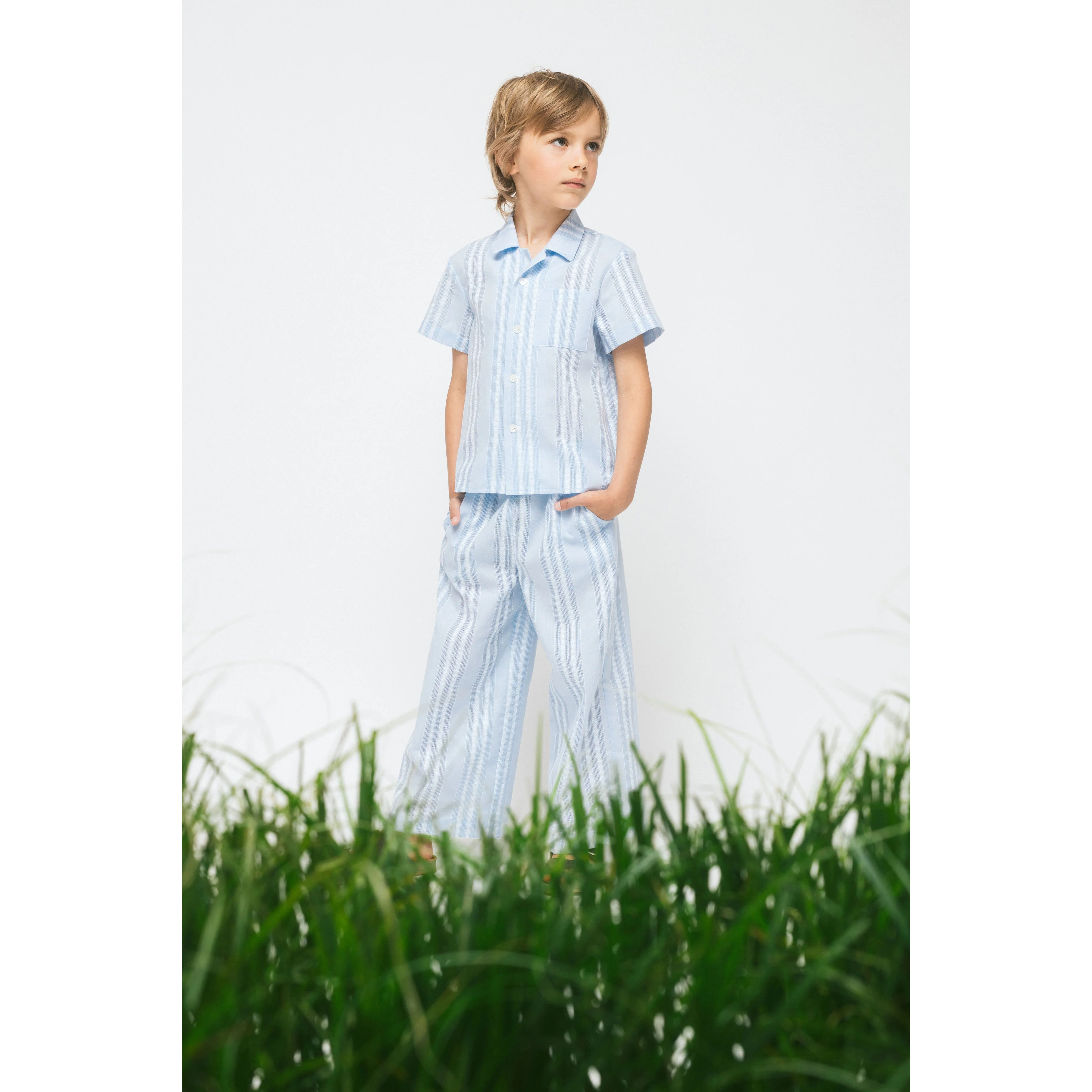 Paade Mode Blue Lagoon Cotton Shirt - Image 2