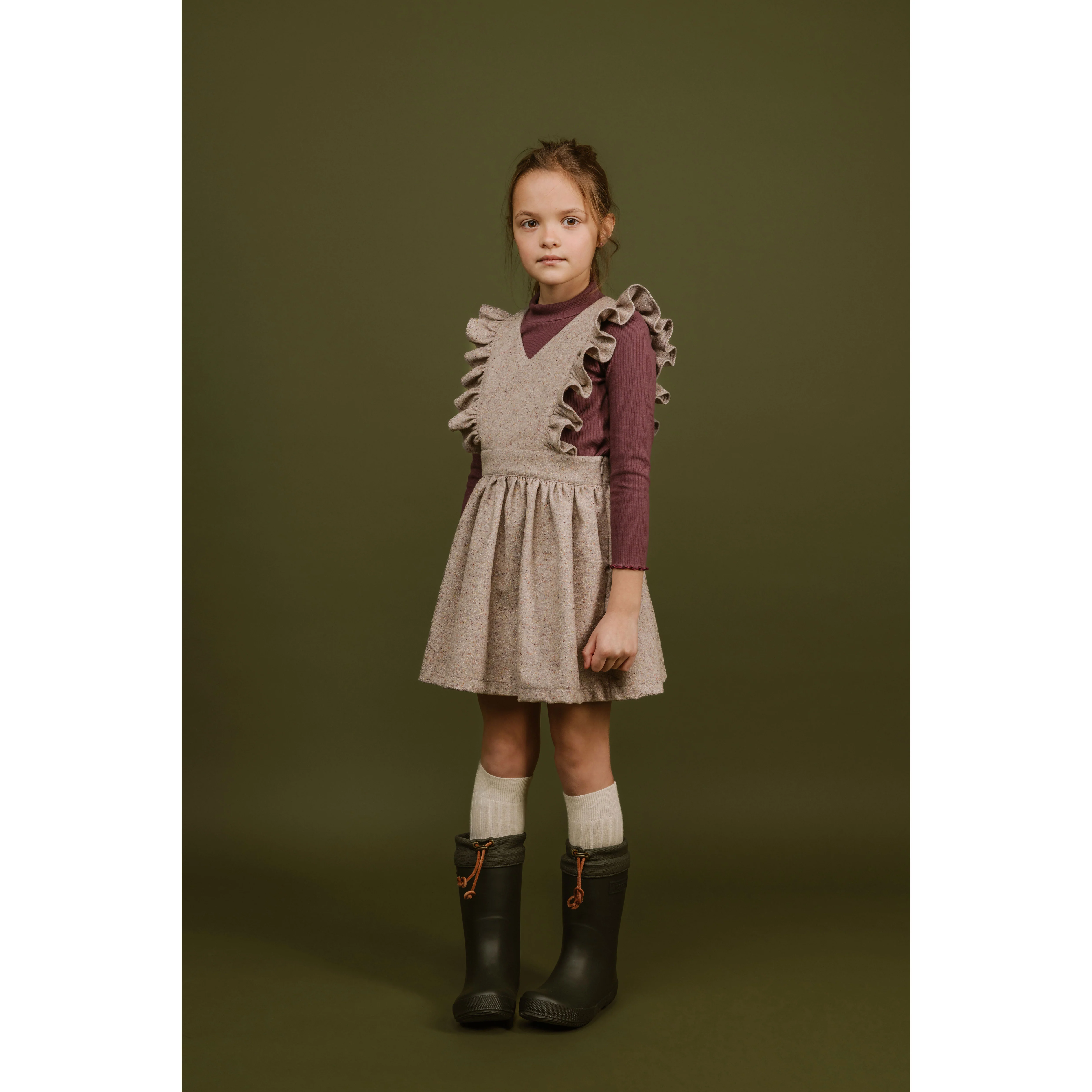 Paade Mode Grey Avena Pinafore Dress - Image 2