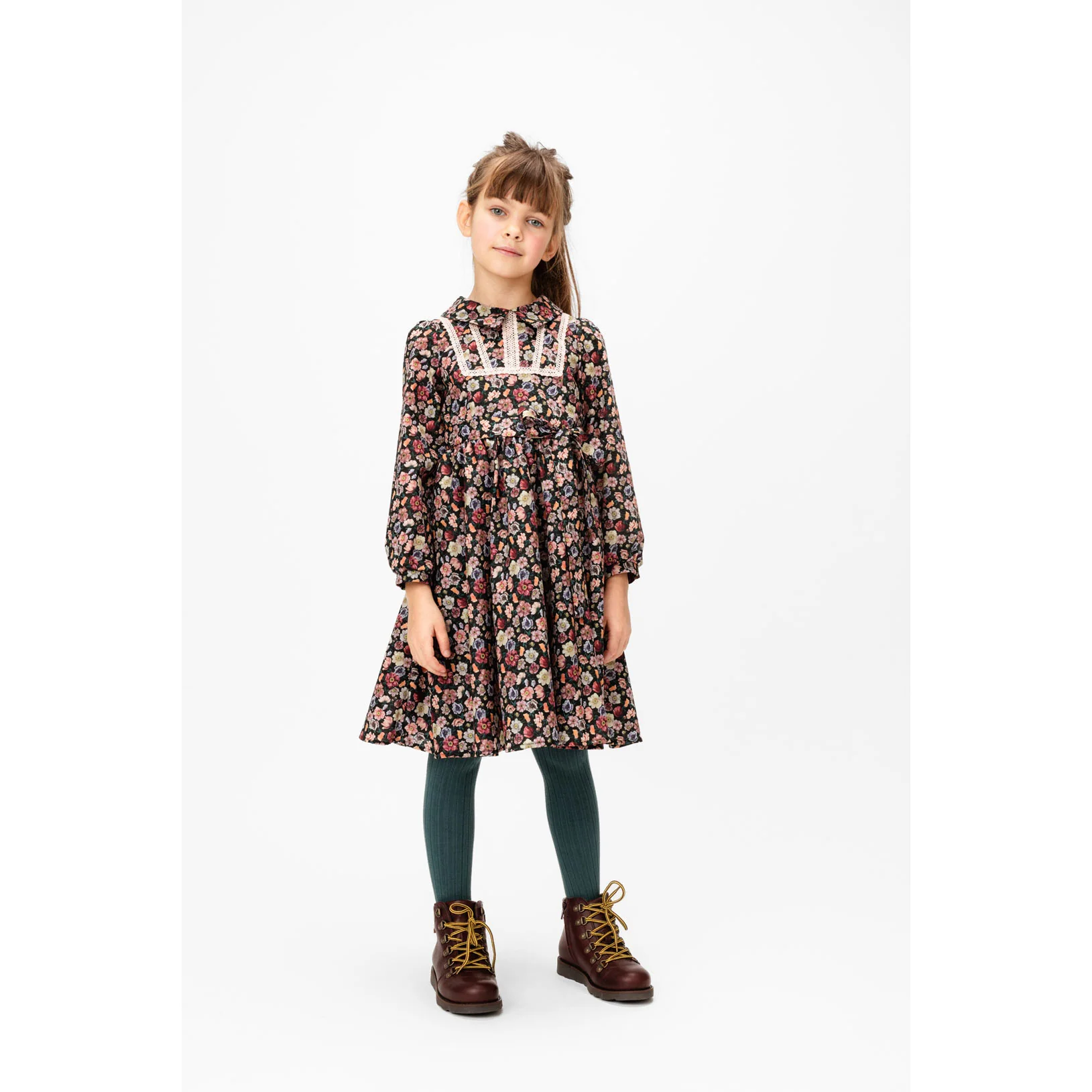 Paade Mode Multicolor Cosmos Maxi Cotton Dress - Image 3