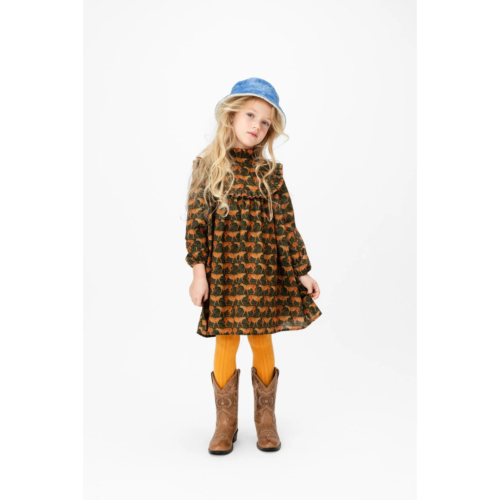 Paade Mode Multicolor Meet The Cheetahs Dress - Image 2