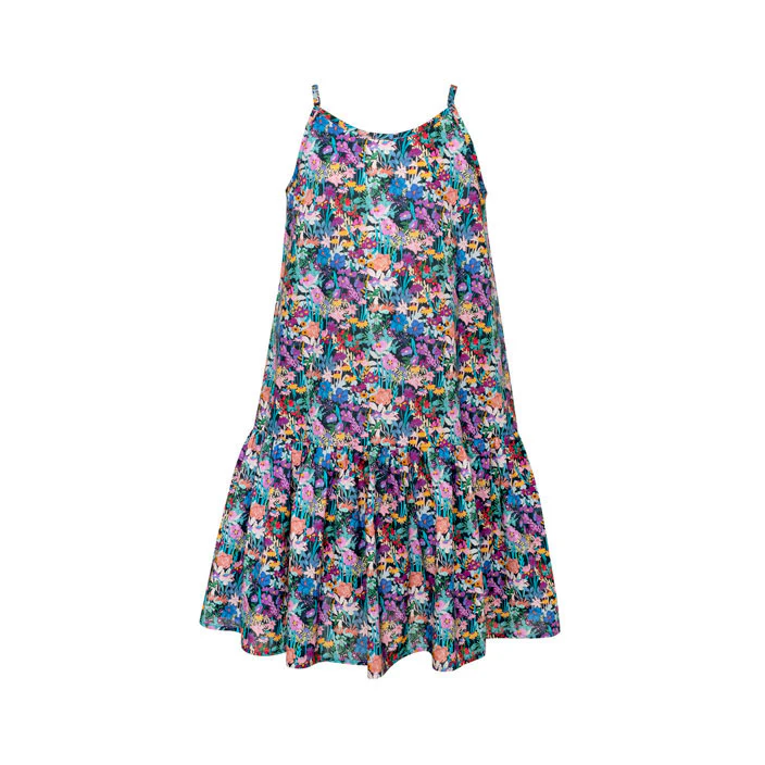 Paade Mode Multicolor Reef Cotton Slip Dress